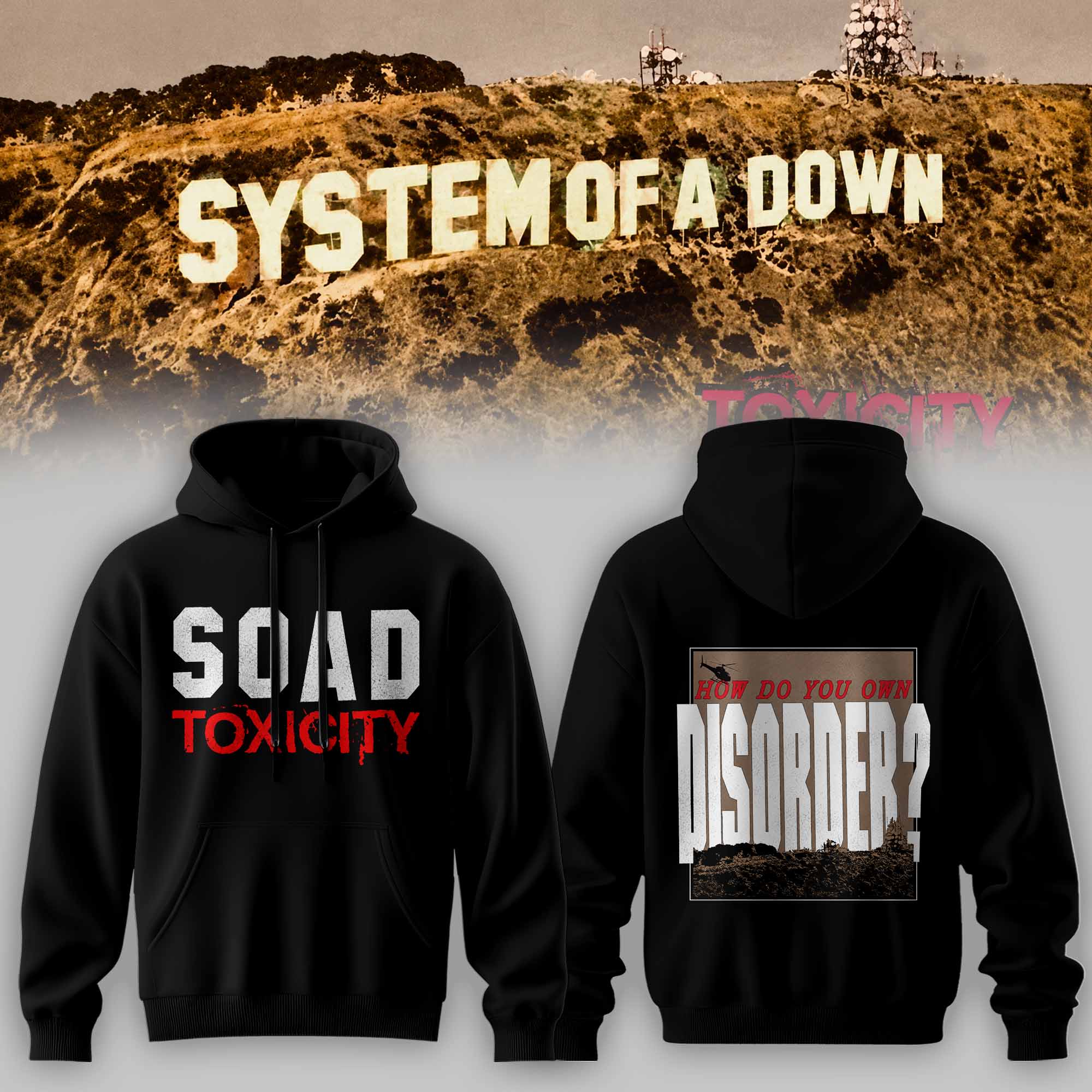 System of a Down — Toxicity Merch Collection Hoodie System of a Down — Toxicity Merch Collection Hoodie