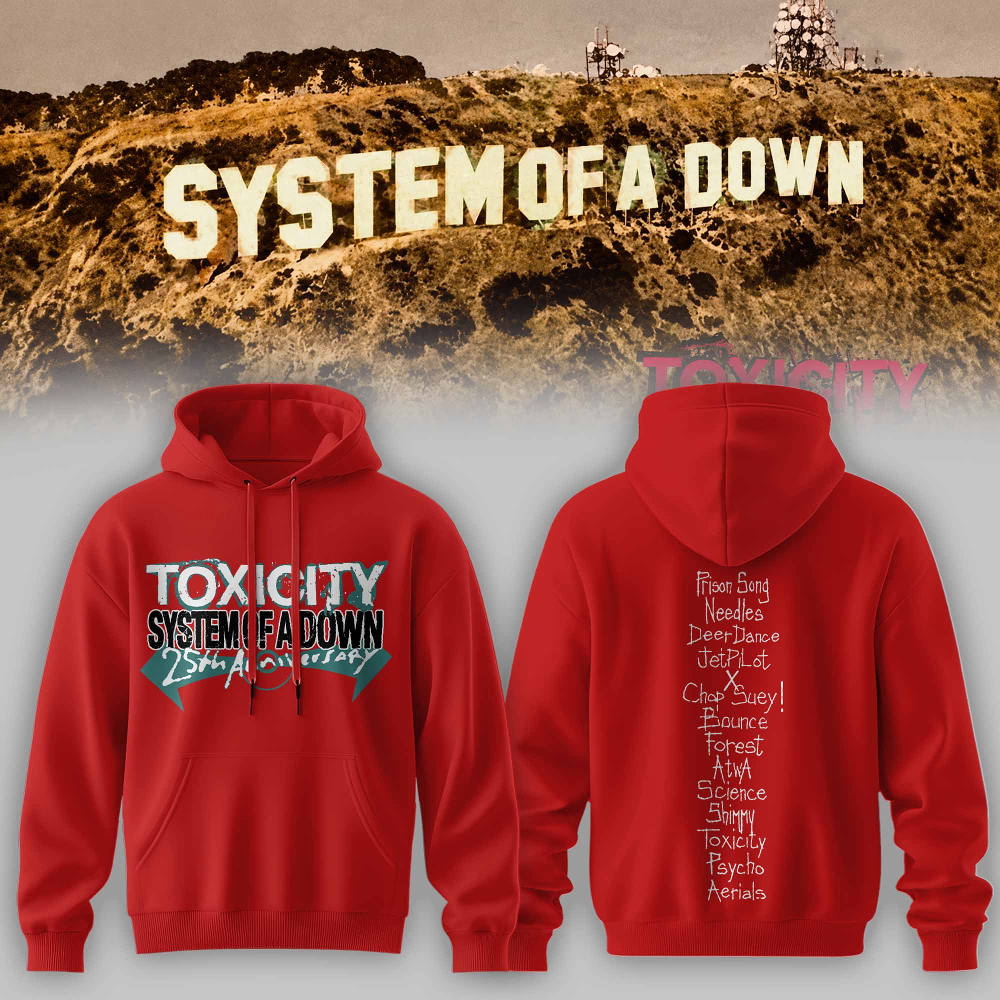 System of a Down — Toxicity Merch Collection Hoodie System of a Down — Toxicity Merch Collection Hoodie