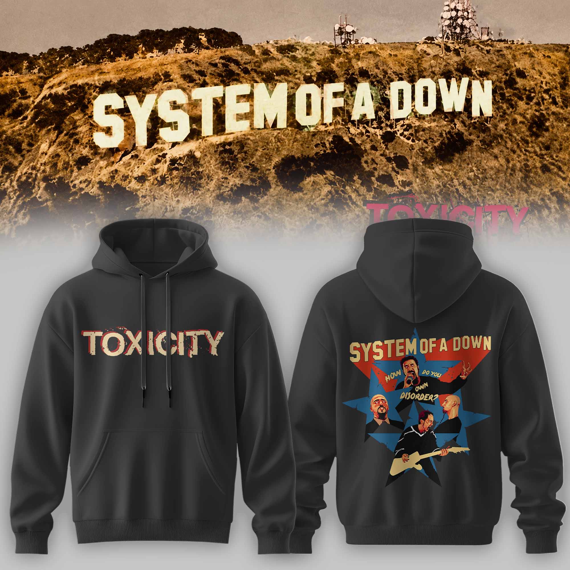 System of a Down — Toxicity Merch Collection Hoodie System of a Down — Toxicity Merch Collection Hoodie