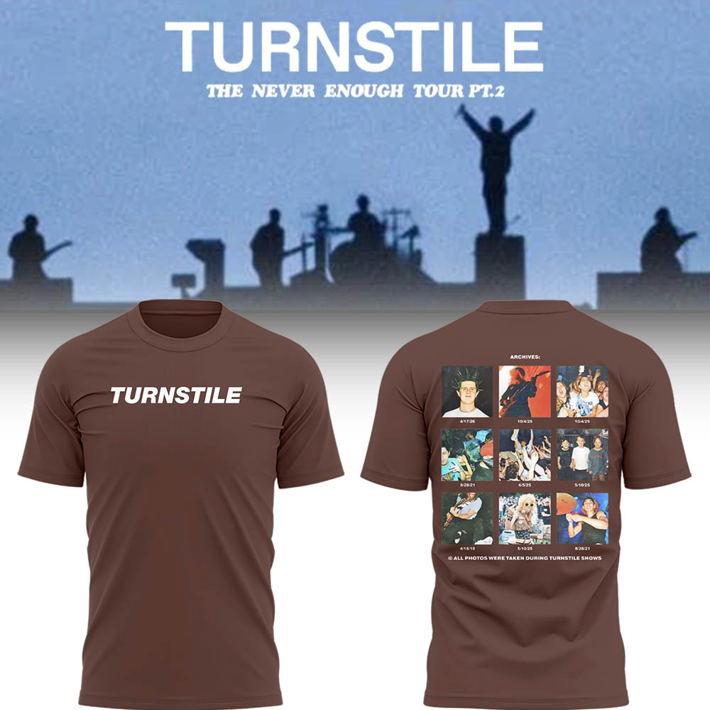 Limited THE NEVER ENOUGH TOUR TShirt Limited THE NEVER ENOUGH TOUR TShirt