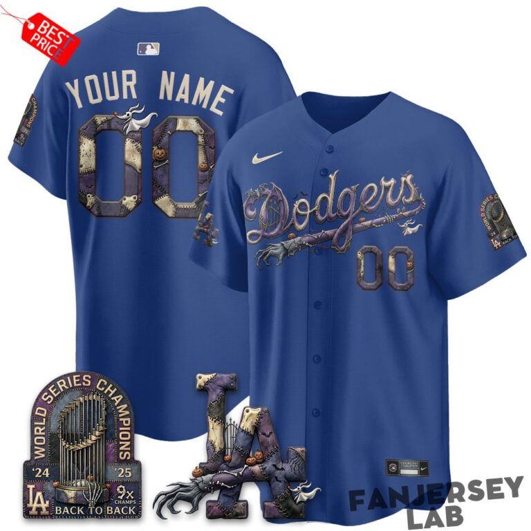 LA Nightmare Edition Custom Baseball Jersey Baseball Jersey LA Nightmare Edition Custom Baseball Jersey Baseball Jersey