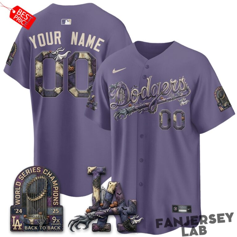 LA Nightmare Edition Custom Baseball Jersey Baseball Jersey LA Nightmare Edition Custom Baseball Jersey Baseball Jersey
