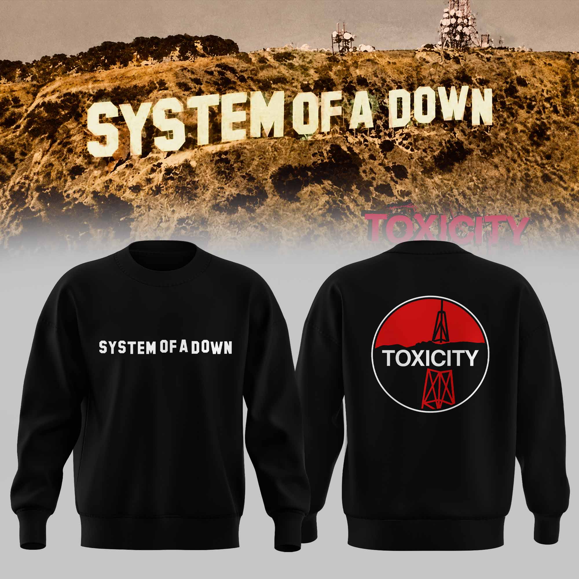 System of a Down — Toxicity Merch Collection Sweatshirt System of a Down — Toxicity Merch Collection Sweatshirt