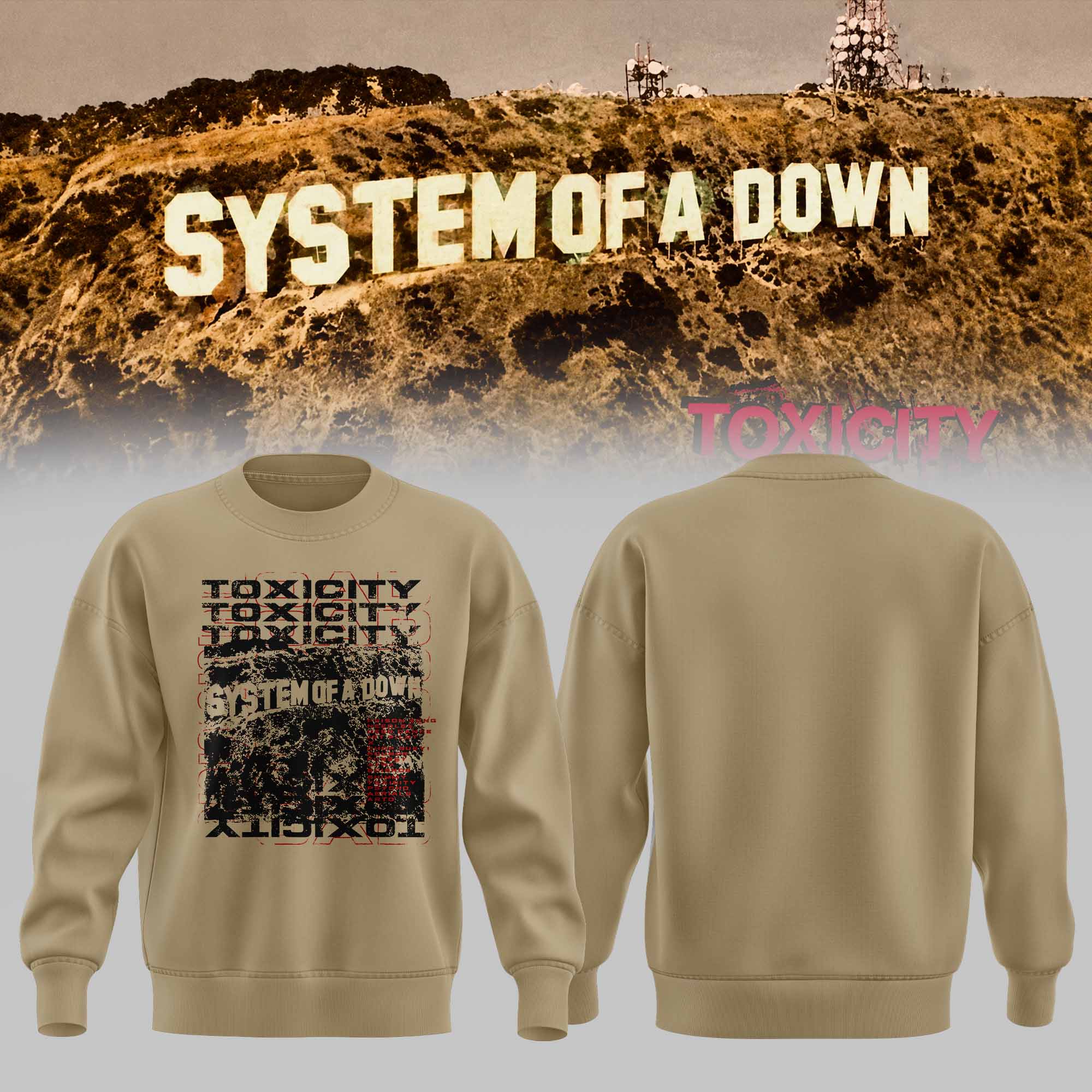 System of a Down — Toxicity Merch Collection Sweatshirt System of a Down — Toxicity Merch Collection Sweatshirt