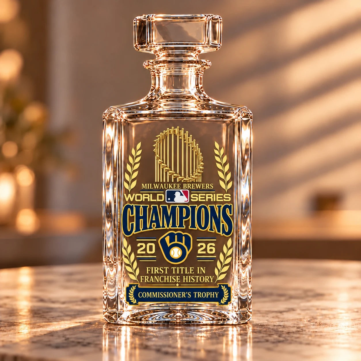 Limited Edition 2026 World Series Champions Decanter Limited Edition 2026 World Series Champions Decanter