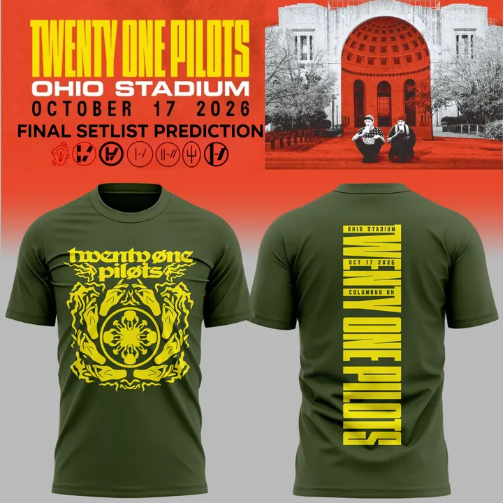 Twenty One Pilots X Ohio State Buckeyes 2026 Tshirt Twenty One Pilots X Ohio State Buckeyes 2026 Tshirt
