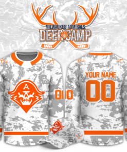 Limited EditionMilwaukee Admirals 2026 Deer Camp Hockey Jersey