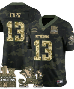 ND 2026 Salute to Service Vapor Football Jersey