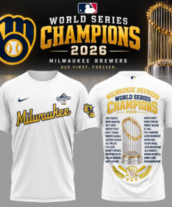 Milwaukee Brewers 2026 World Series Champions – Tshirt