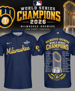 .Milwaukee Brewers 2026 World Series Champions – Polo