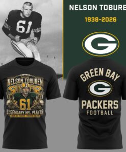 Black Shirt Nelson Toburen Green Bay Packers – Thank You For Memories T-Shirt
