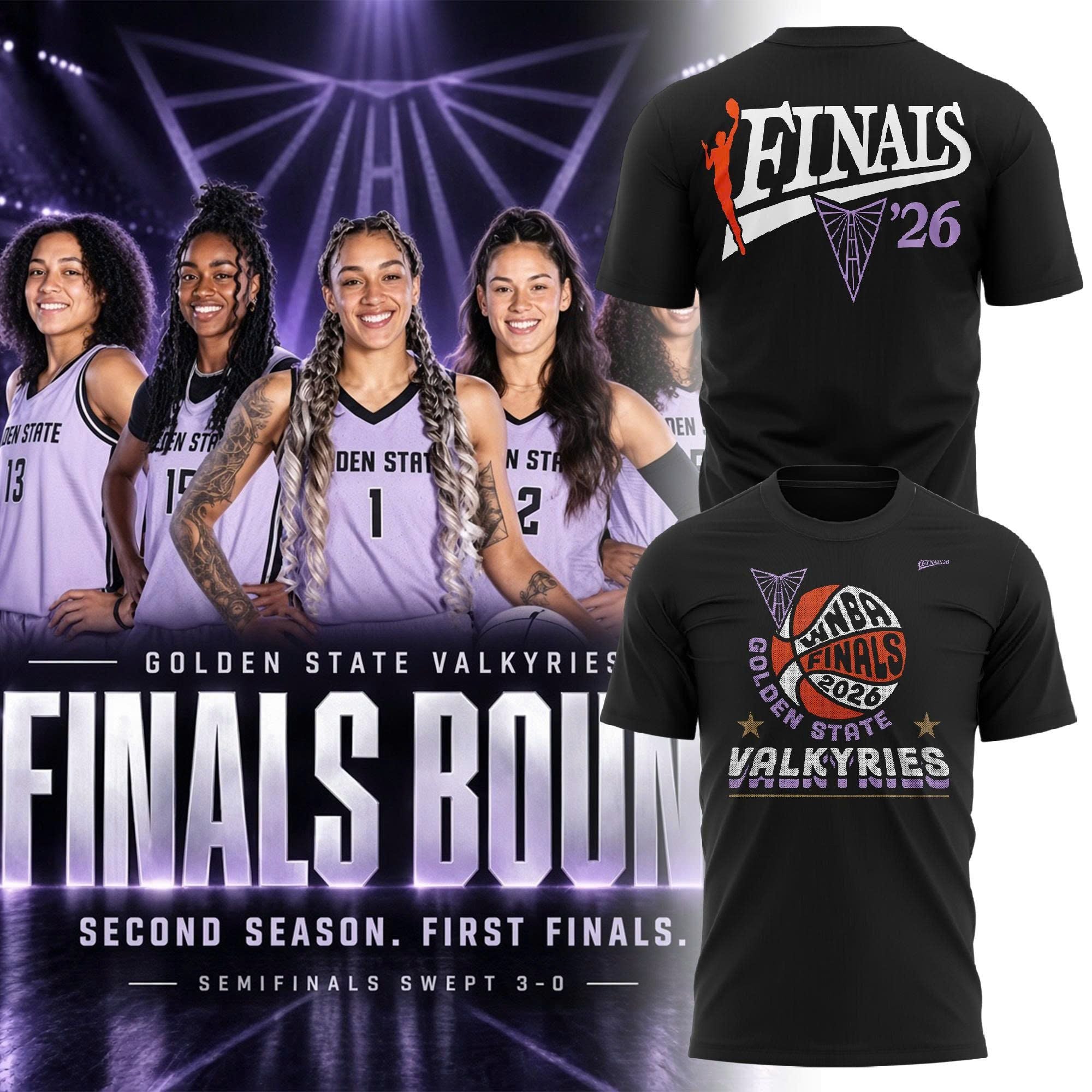 Unisex Black Golden State Valkyries 2026 Final Special T-shirt Unisex Black Golden State Valkyries 2026 Final Special T-shirt
