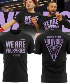Unisex Black Golden State Valkyries “We Are Valkyries” T-shirt