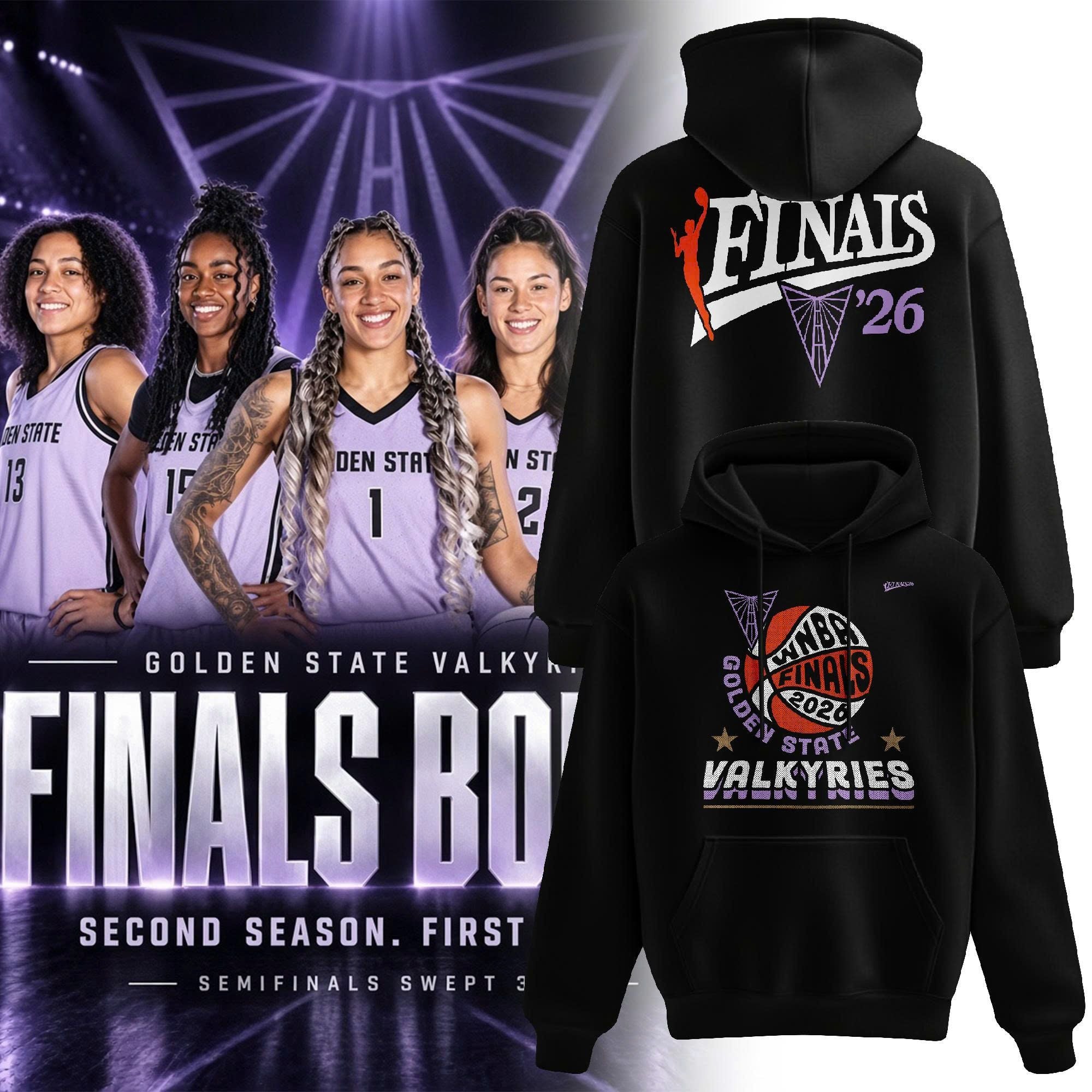 Unisex Black Golden State Valkyries 2026 Final Special Hoodie Unisex Black Golden State Valkyries 2026 Final Special Hoodie