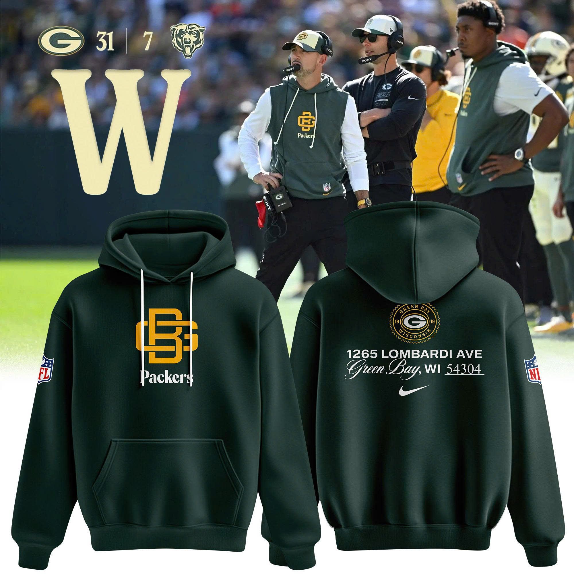 Unisex Green Bay Packers 2026 Rivalries Sideline Hoodie Unisex Green Bay Packers 2026 Rivalries Sideline Hoodie