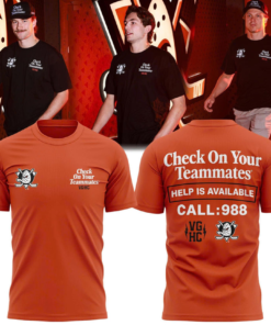 Check On Your Teammates TShirt Check On Your Teammates TShirt