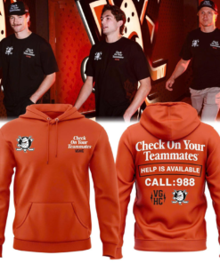 Check On Your Teammates Hoodie Check On Your Teammates Hoodie