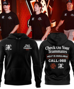Check On Your Teammates Hoodie Check On Your Teammates Hoodie