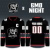 Limited Edition Hartford Wolf Pack 2026 Emo Night Hockey Jersey