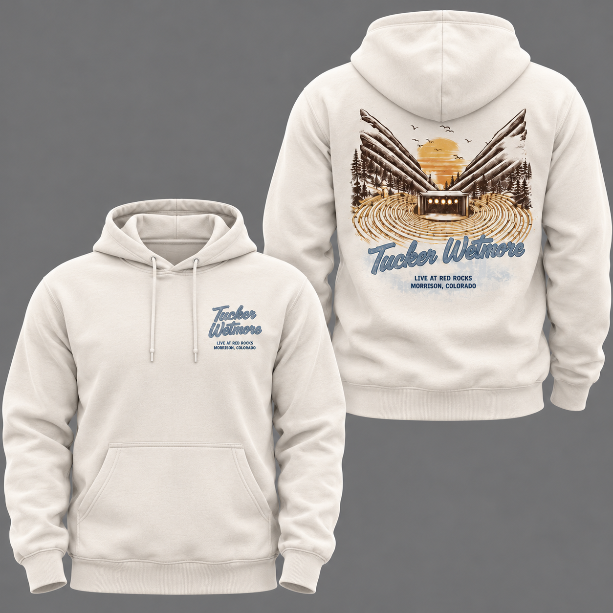 Limited Edition The Brunette World In Red Rocks Amphitheatre Hoodie Limited Edition The Brunette World In Red Rocks Amphitheatre Hoodie