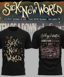 Limited Edition Sick New World Texas 2026 Tshirt