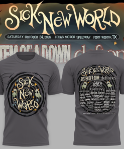 Limited Edition Sick New World Texas 2026 Tshirt