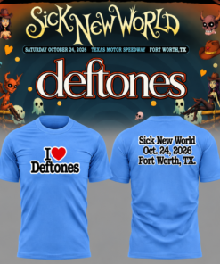 Limited Edition Deftones Sick New World Texas 2026 Tshirt