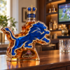 Limited Edition Crown Royal Lions Whiskey Bottle