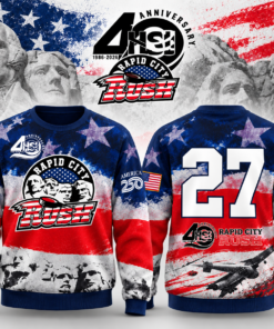 Limited Edition Rapid City Rush 2026 USA Patriot Night Sweatshirt