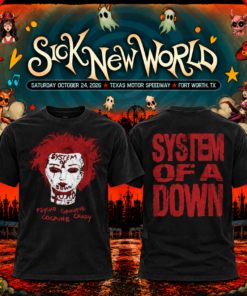 Limited Edition SOAD Sick New World Texas 2026 Tshirt