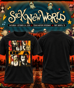 Limited Edition SOAD Sick New World Texas 2026 Tshirt