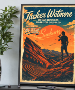 Limited Edition The Brunette World In Red Rocks Amphitheatre Poster