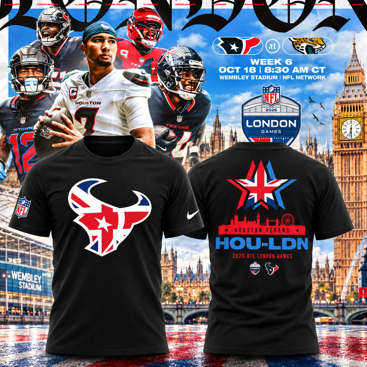 Limited Edition London Game 2026 TShirt Limited Edition London Game 2026 TShirt